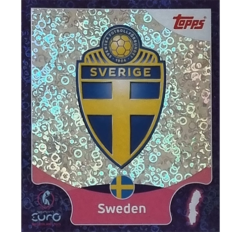 Topps UEFA Women EURO 2025 Sticker | Nr 019 Sweden Logo