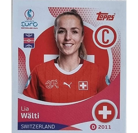 Topps UEFA Women EURO 2025 Sticker | Nr 030 Lia Wälti