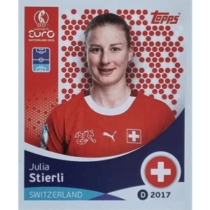 Topps UEFA Women EURO 2025 Sticker | Nr 034 Julia Stierli
