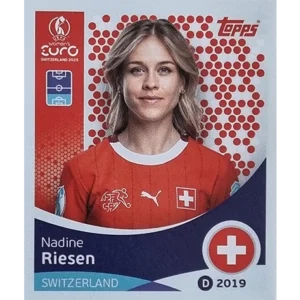 Topps UEFA Women EURO 2025 Sticker | Nr 035 Nadine Riesen