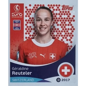 Topps UEFA Women EURO 2025 Sticker | Nr 036 Geraldine Reuteler