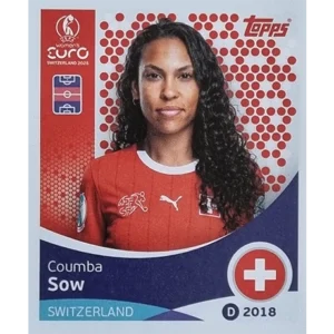 Topps UEFA Women EURO 2025 Sticker | Nr 037 Coumba Sow