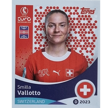 Topps UEFA Women EURO 2025 Sticker | Nr 038 Smilla Vallotto
