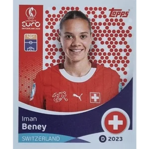 Topps UEFA Women EURO 2025 Sticker | Nr 040 Iman Beney