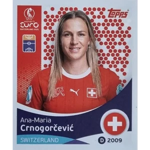 Topps UEFA Women EURO 2025 Sticker | Nr 041 Ana-Maria Crnogorcevic
