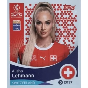 Topps UEFA Women EURO 2025 Sticker | Nr 042 Alisha Lehmann