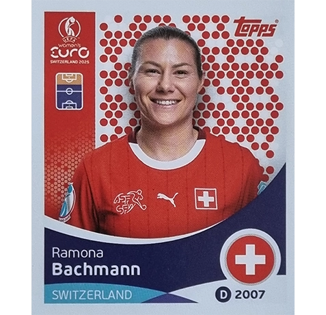 Topps UEFA Women EURO 2025 Sticker | Nr 043 Ramona Bachmann