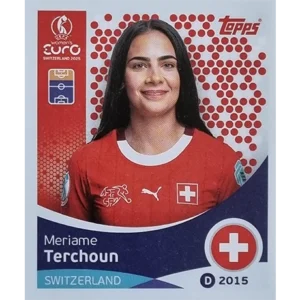 Topps UEFA Women EURO 2025 Sticker | Nr 044 Meriame Terchoun