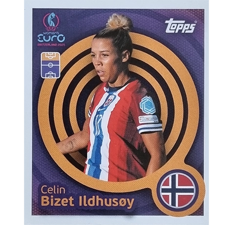 Topps UEFA Women EURO 2025 Sticker | Nr 045 Celin Bizet Ildhusoy