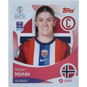 Topps UEFA Women EURO 2025 Sticker | Nr 046 Maren Mjelde