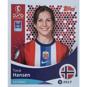 Topps UEFA Women EURO 2025 Sticker | Nr 049 Tuva Hansen