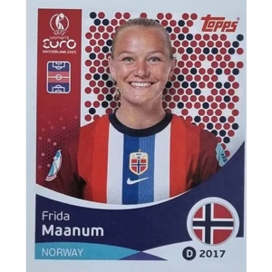 Topps UEFA Women EURO 2025 Sticker | Nr 053 Frida Maanum