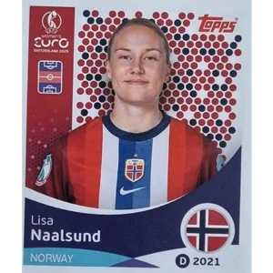 Topps UEFA Women EURO 2025 Sticker | Nr 054 Lisa Naalsund