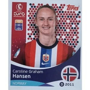 Topps UEFA Women EURO 2025 Sticker | Nr 057 Caroline Graham Hansen