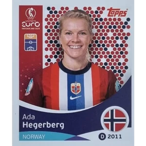 Topps UEFA Women EURO 2025 Sticker | Nr 058 Ada Hegerberg
