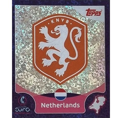 Topps UEFA Women EURO 2025 Sticker | Nr 006 Netherlands Logo