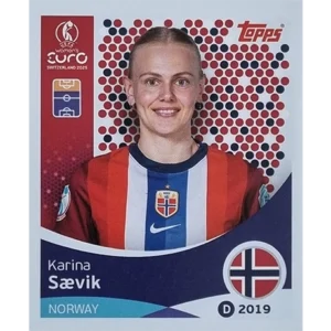 Topps UEFA Women EURO 2025 Sticker | Nr 060 Karina Saevik