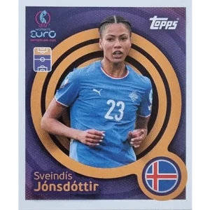 Topps UEFA Women EURO 2025 Sticker | Nr 061 Sveindis Jonsdottir