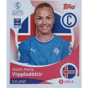 Topps UEFA Women EURO 2025 Sticker | Nr 062 Glodis Perla Viggosdottir