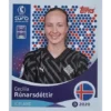 Topps UEFA Women EURO 2025 Sticker | Nr 063 Cecilia Runarsdottir