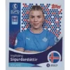 Topps UEFA Women EURO 2025 Sticker | Nr 064 Ingibjörg Sigurdardottir