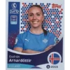 Topps UEFA Women EURO 2025 Sticker | Nr 065 Gudrun Arnardottir