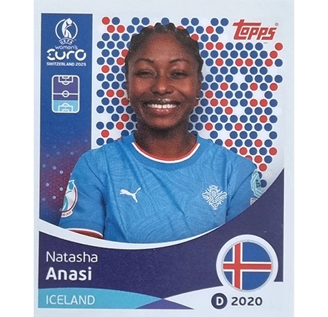 Topps UEFA Women EURO 2025 Sticker | Nr 067 Natasha Anasi