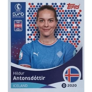 Topps UEFA Women EURO 2025 Sticker | Nr 068 Hildur Antonsdottir