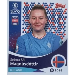 Topps UEFA Women EURO 2025 Sticker | Nr 069 Selma Sol Magnusdottir