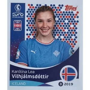 Topps UEFA Women EURO 2025 Sticker | Nr 071 Karolina Lea Vilhjalmsdottir