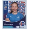 Topps UEFA Women EURO 2025 Sticker | Nr 076 Hlin Eiriksdottir