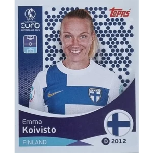 Topps UEFA Women EURO 2025 Sticker | Nr 079 Emma Koivisto