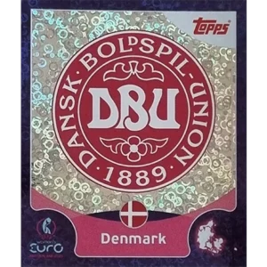 Topps UEFA Women EURO 2025 Sticker | Nr 008 Denmark Logo