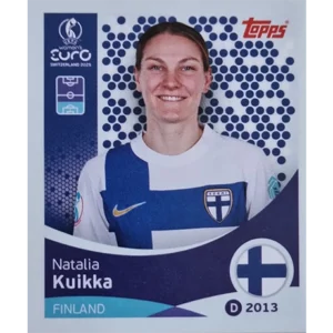 Topps UEFA Women EURO 2025 Sticker | Nr 080 Natalia Kuikka