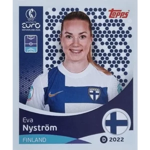 Topps UEFA Women EURO 2025 Sticker | Nr 081 Eva Nyström