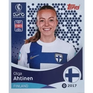 Topps UEFA Women EURO 2025 Sticker | Nr 087 Olga Ahtinen