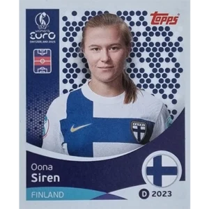Topps UEFA Women EURO 2025 Sticker | Nr 088 Oona Siren