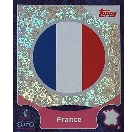 Topps UEFA Women EURO 2025 Sticker | Nr 009 France Logo
