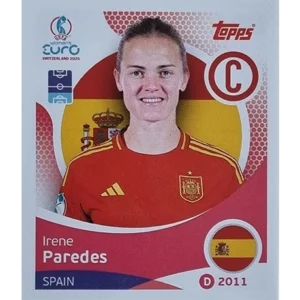 Topps UEFA Women EURO 2025 Sticker | Nr 094 Irene Paredes