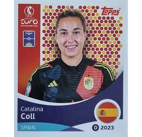 Topps UEFA Women EURO 2025 Sticker | Nr 095 Catalina Coll