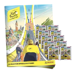 Panini Tour de France 2025 Sticker | 1x Stickeralbum + 10x Stickertüten