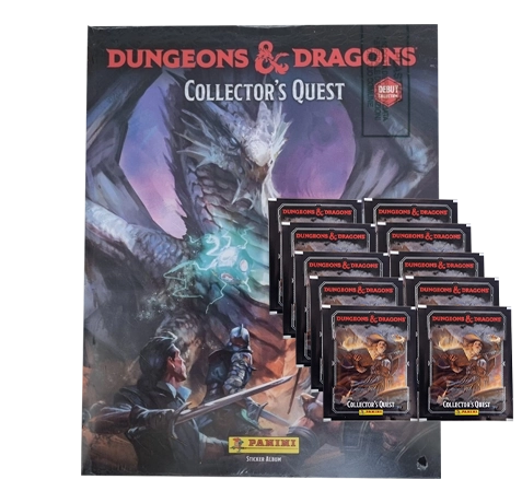 Panini Dungeons & Dragons Sticker-Kollektion | 1x Stickeralbum + 10x Stickertüten