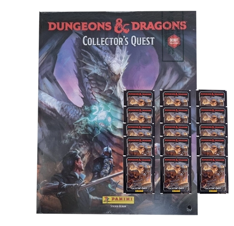 Panini Dungeons & Dragons Sticker-Kollektion | 1x Stickeralbum + 15x Stickertüten