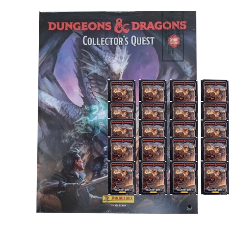 Panini Dungeons & Dragons Sticker-Kollektion | 1x Stickeralbum + 20x Stickertüten
