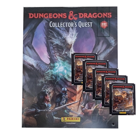 Panini Dungeons & Dragons Sticker-Kollektion | 1x Stickeralbum + 5x Stickertüten