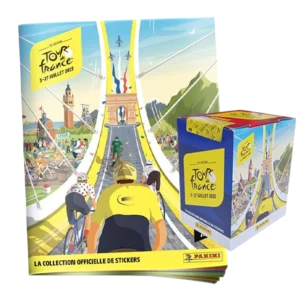 Panini Tour de France 2025 Sticker | 1x Stickeralbum + 1x Display je 36x Stickertüten