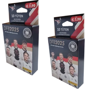 Panini 125 Jahre DFB Fussball Sticker | 2x Eco Blister Pack groß