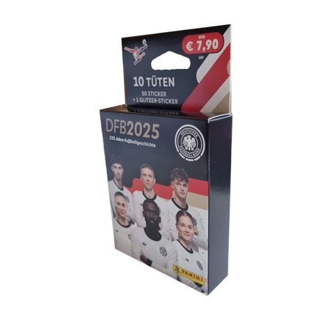 Panini 125 Jahre DFB Fussball Sticker | 1x Eco Blister Pack groß