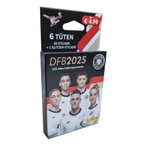 Panini 125 Jahre DFB Fussball Sticker | 1x Eco Blister Pack klein