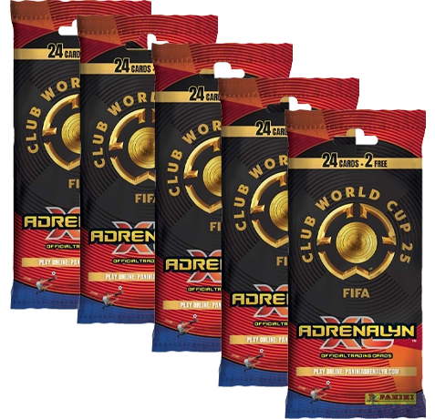 Panini FIFA Club WM Trading Cards 2025 | 5x Fat Pack Booster